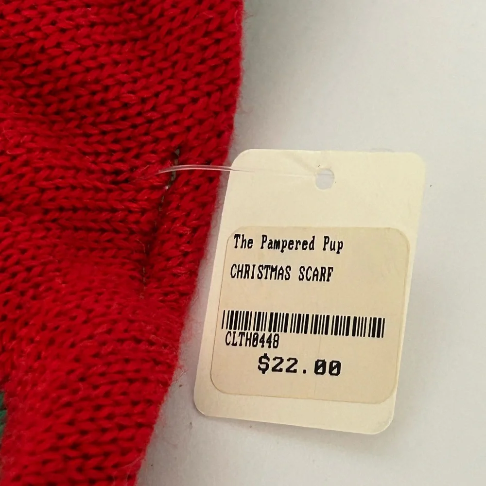 🦋 5/$25 - Christmas Scarf for Pets by The Pampered Pup